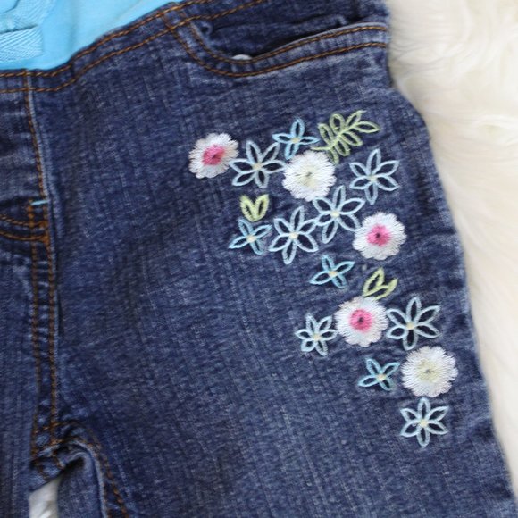 George Toddler Girl Denim Capris - Size 5 - Picture 2 of 6